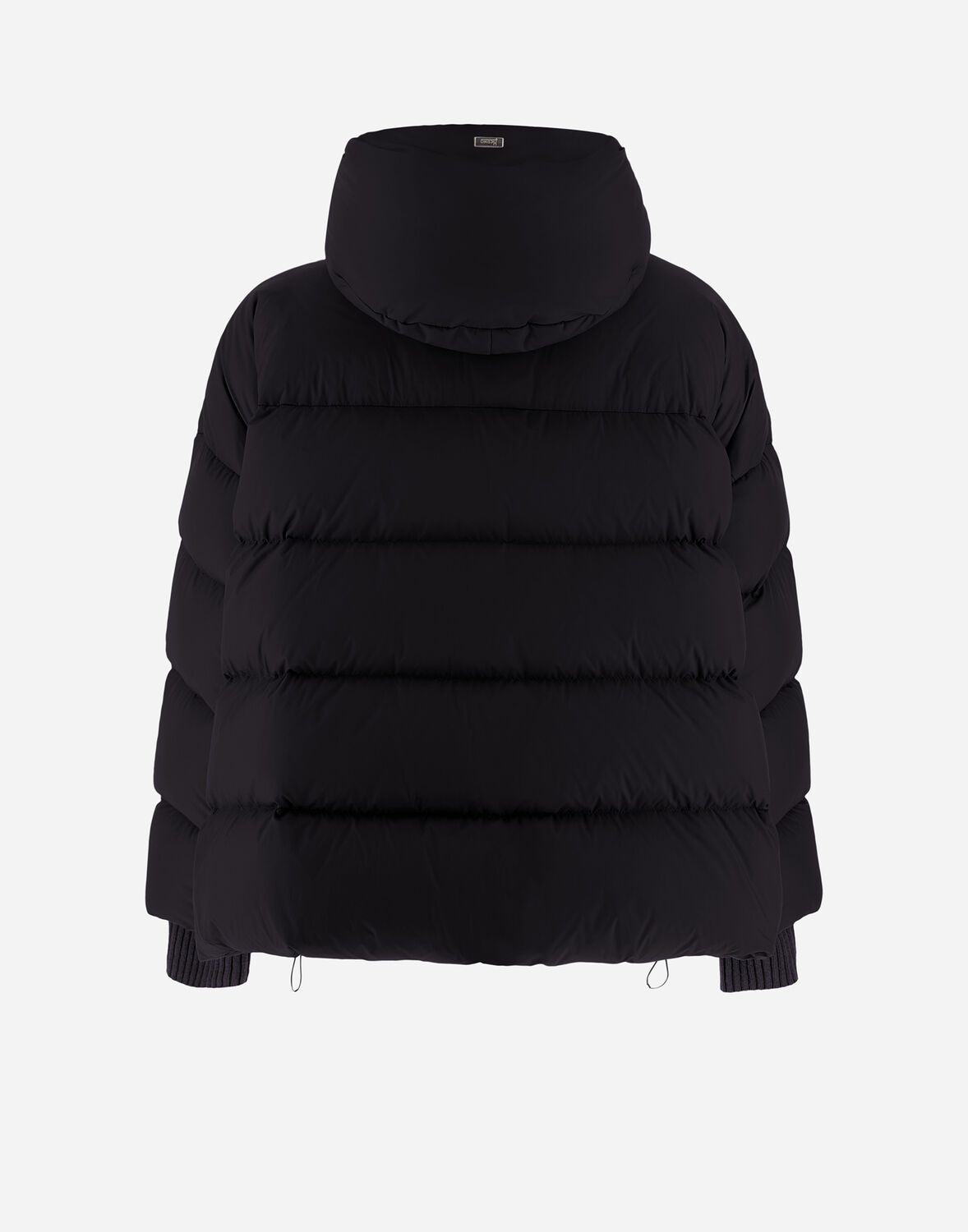 Herno Nylon Microfibre Bomber Jacket In Black