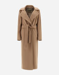 Herno LUXURY WOOL LONG BELTED COAT Sand CA000445D333132000
