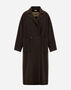 Herno COAT IN NEW MODERN WOOL Dark Chocolate CA000597D334158800