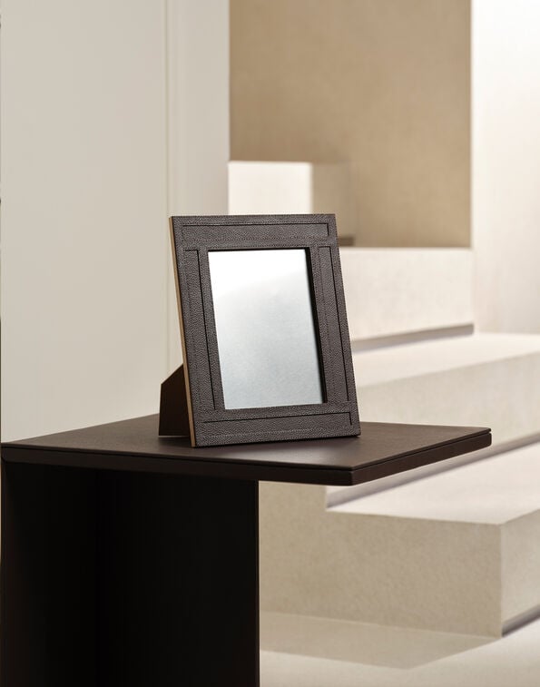 Herno HERNO HABITA LEATHER FRAME Coffee HOLIDAYFRAMEPELLE018980