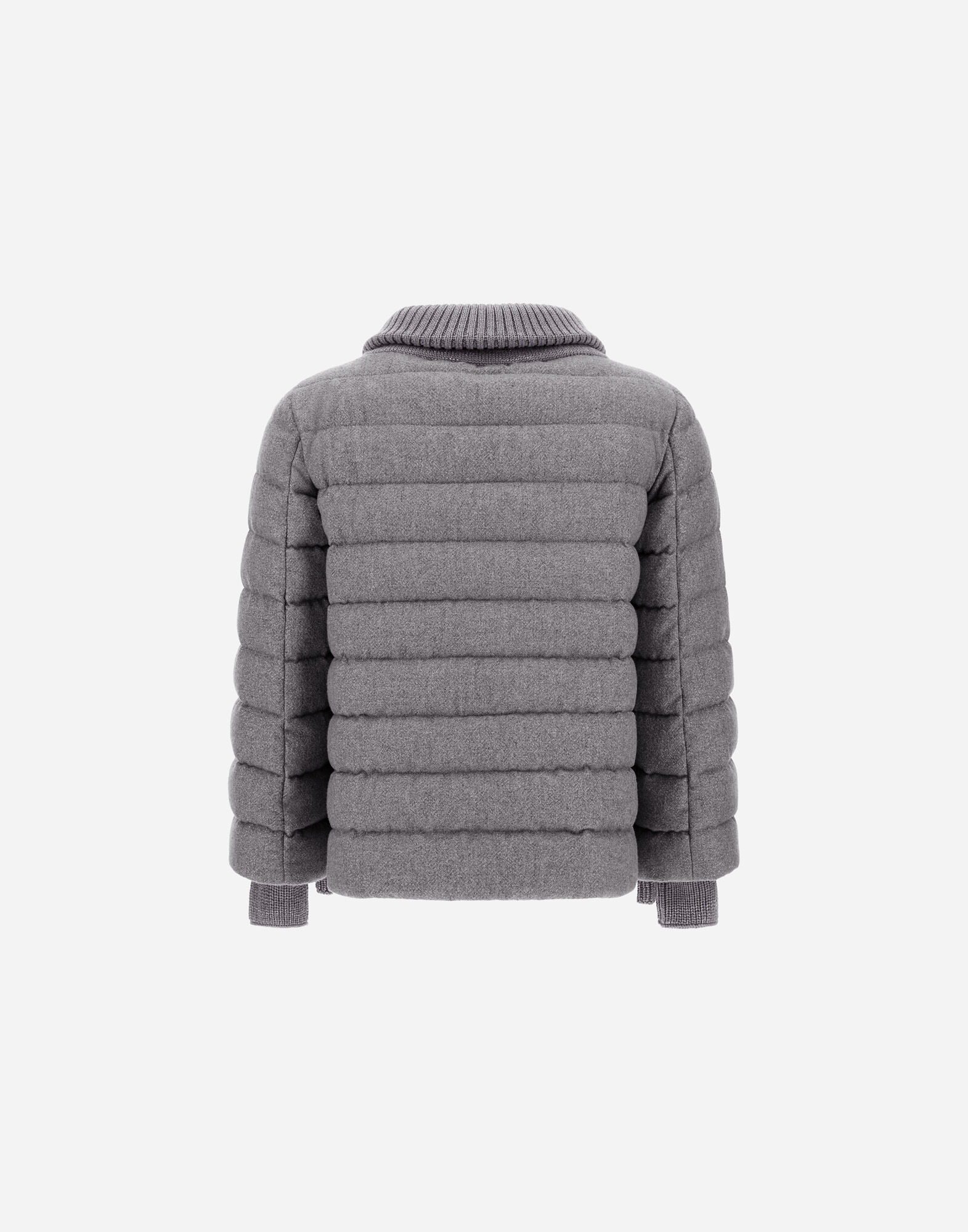 RESORT CAPE IN LUCENT CASHMERE WOOL in Light Grey for Women