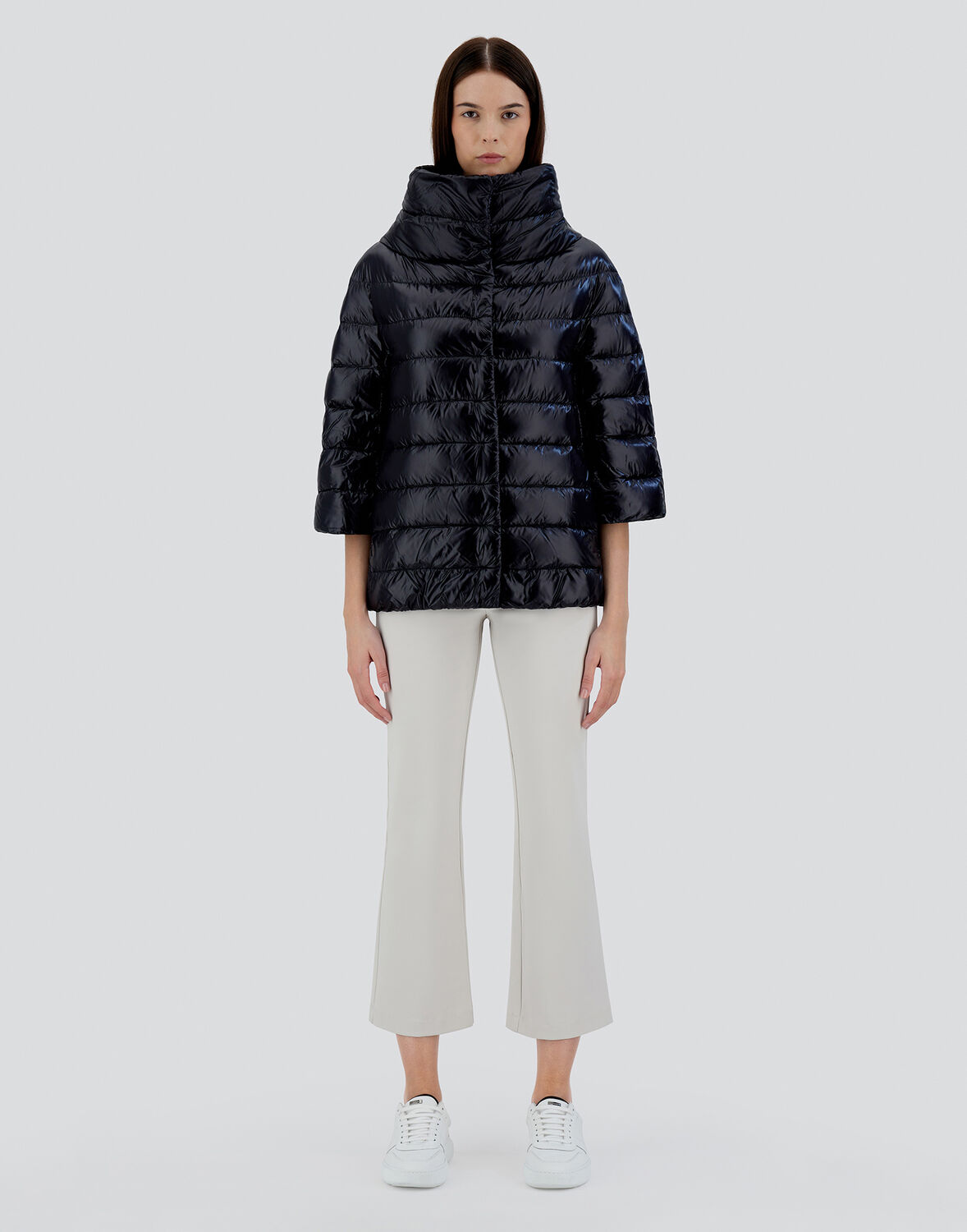 Herno Aminta Quilted Shell Jacket In Black