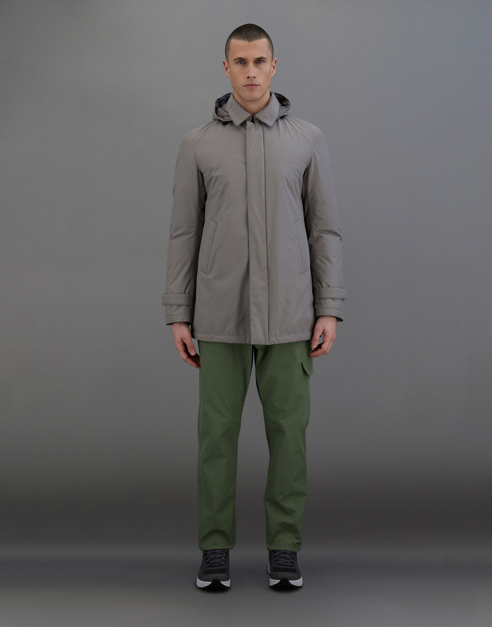Herno car coat laminar sales