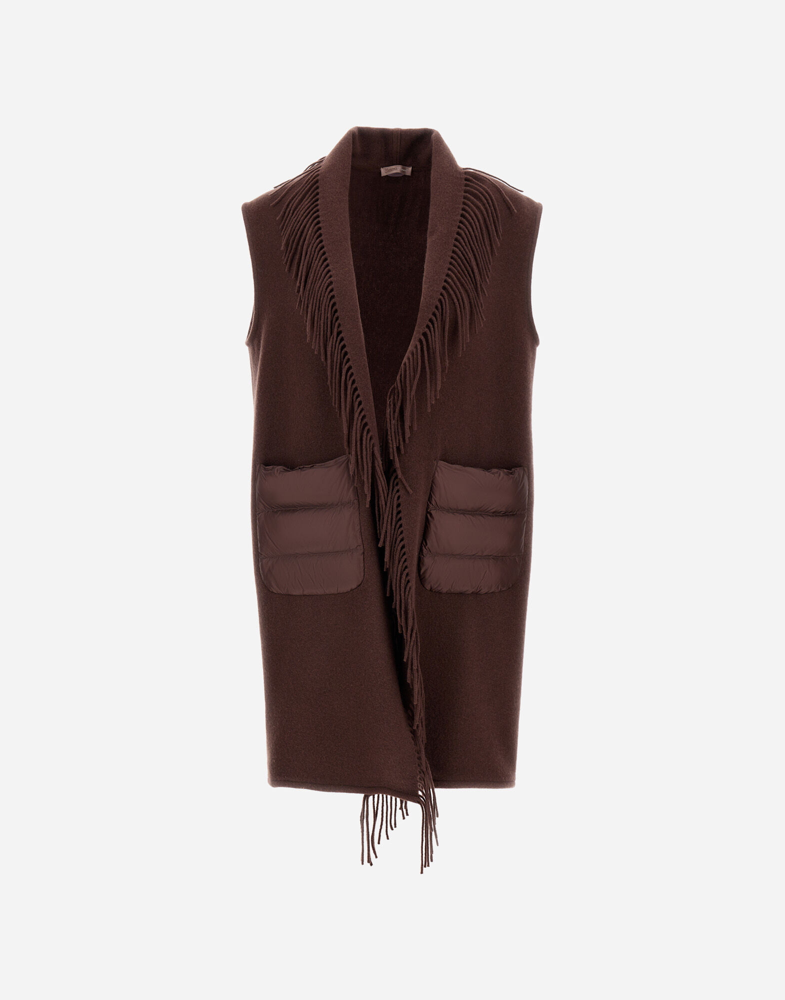 Herno ヘリンボーンノースリーブベスト HERNO ヘルノ メンズ ダウンベスト ジレ LEGEND WAISTCOAT