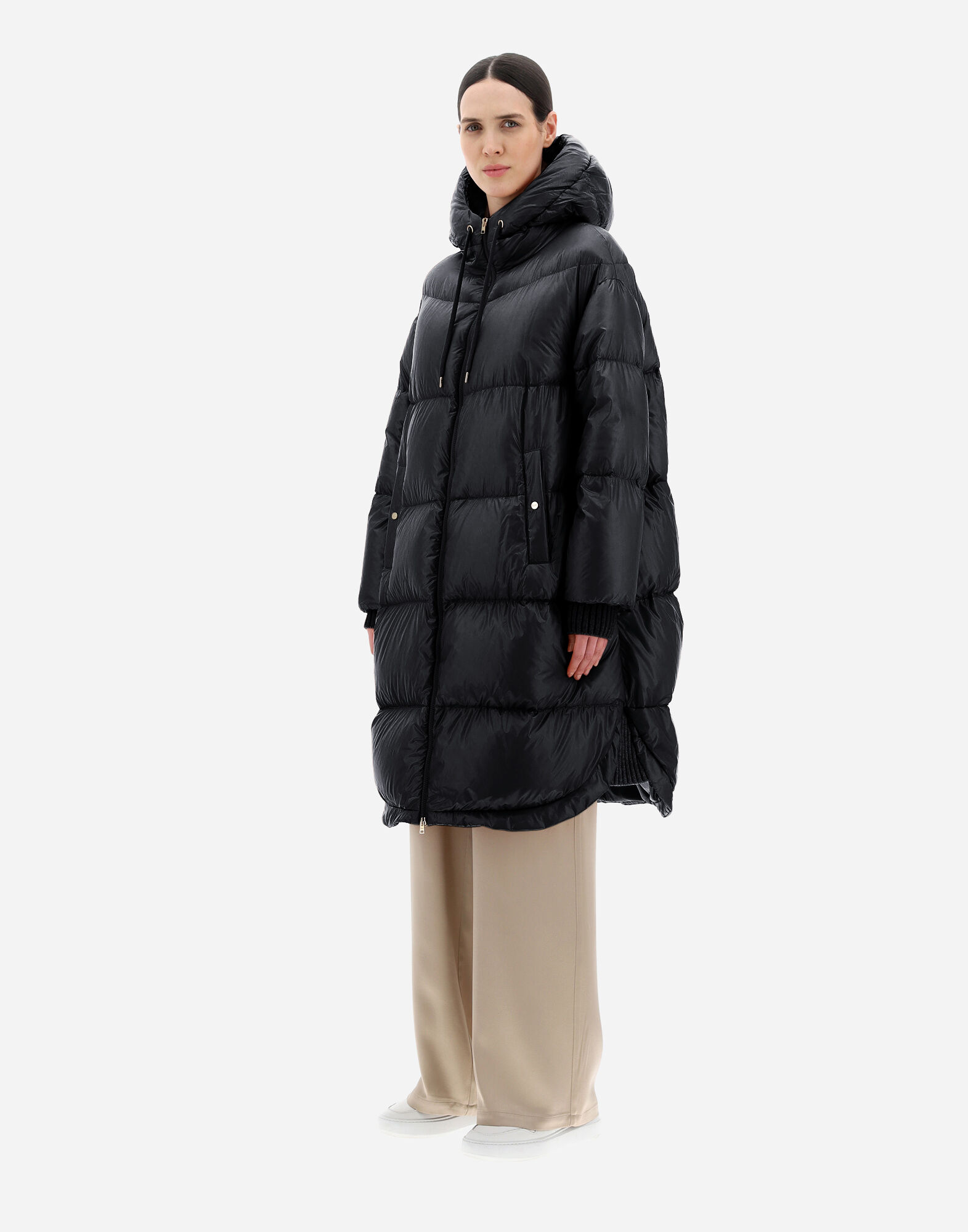 NYLON ULTRALIGHT PARKA in Black for Women Herno
