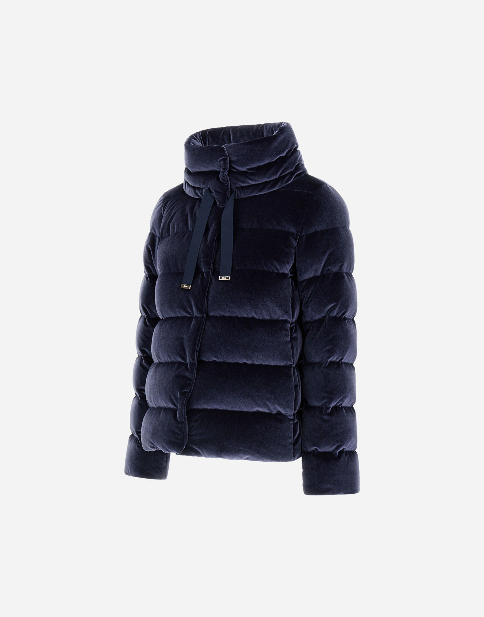 レディース JACKET IN SMOOTH VELVET ネイビーブルー | Herno® (ヘルノ)