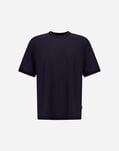 Herno SOFT WOOL JERSEY T-SHIRT Navy Blue JG000244U520689200