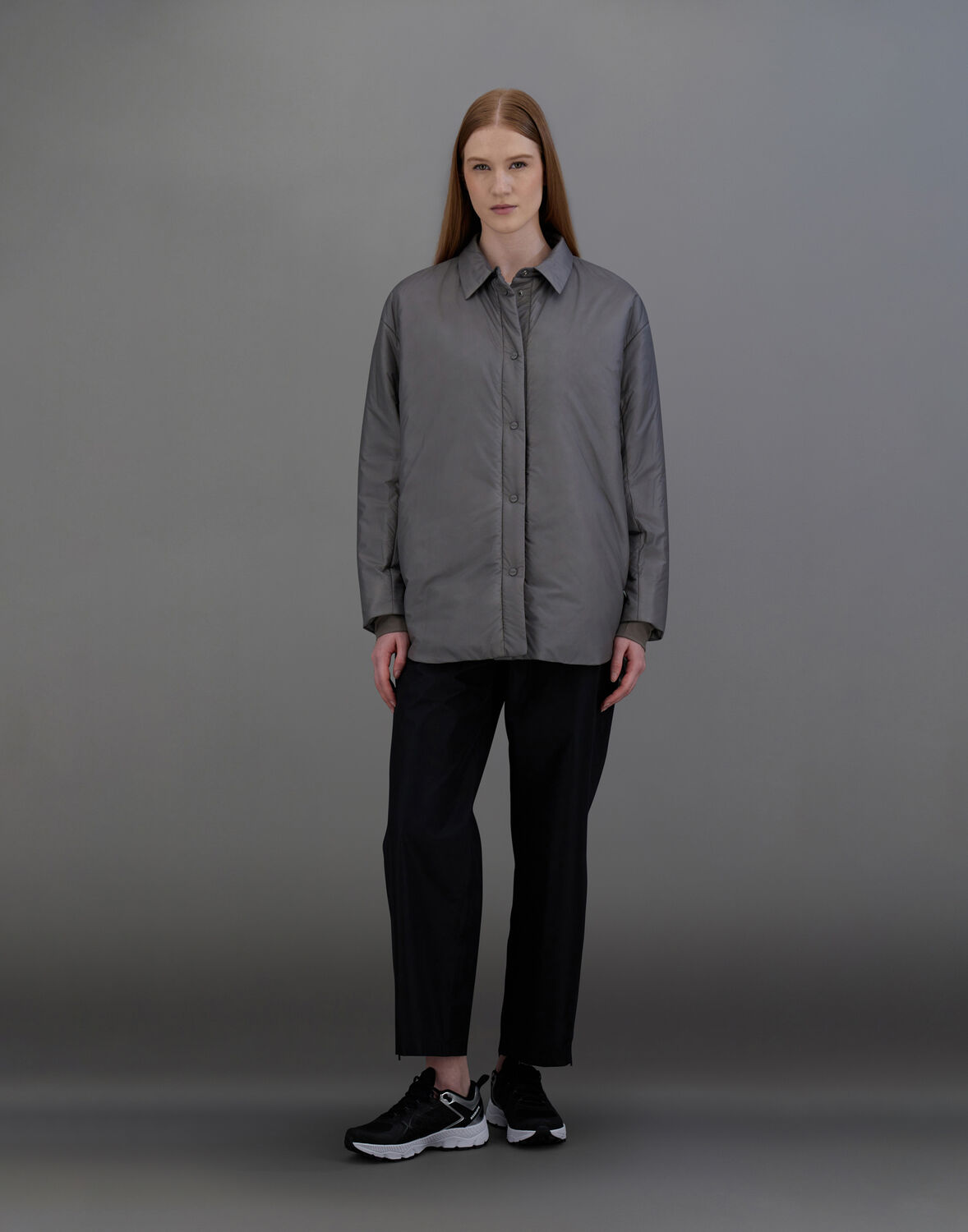 HERNO LAMINAR OVERSHIRT IN TRANSLUCENT RIPSTOP 