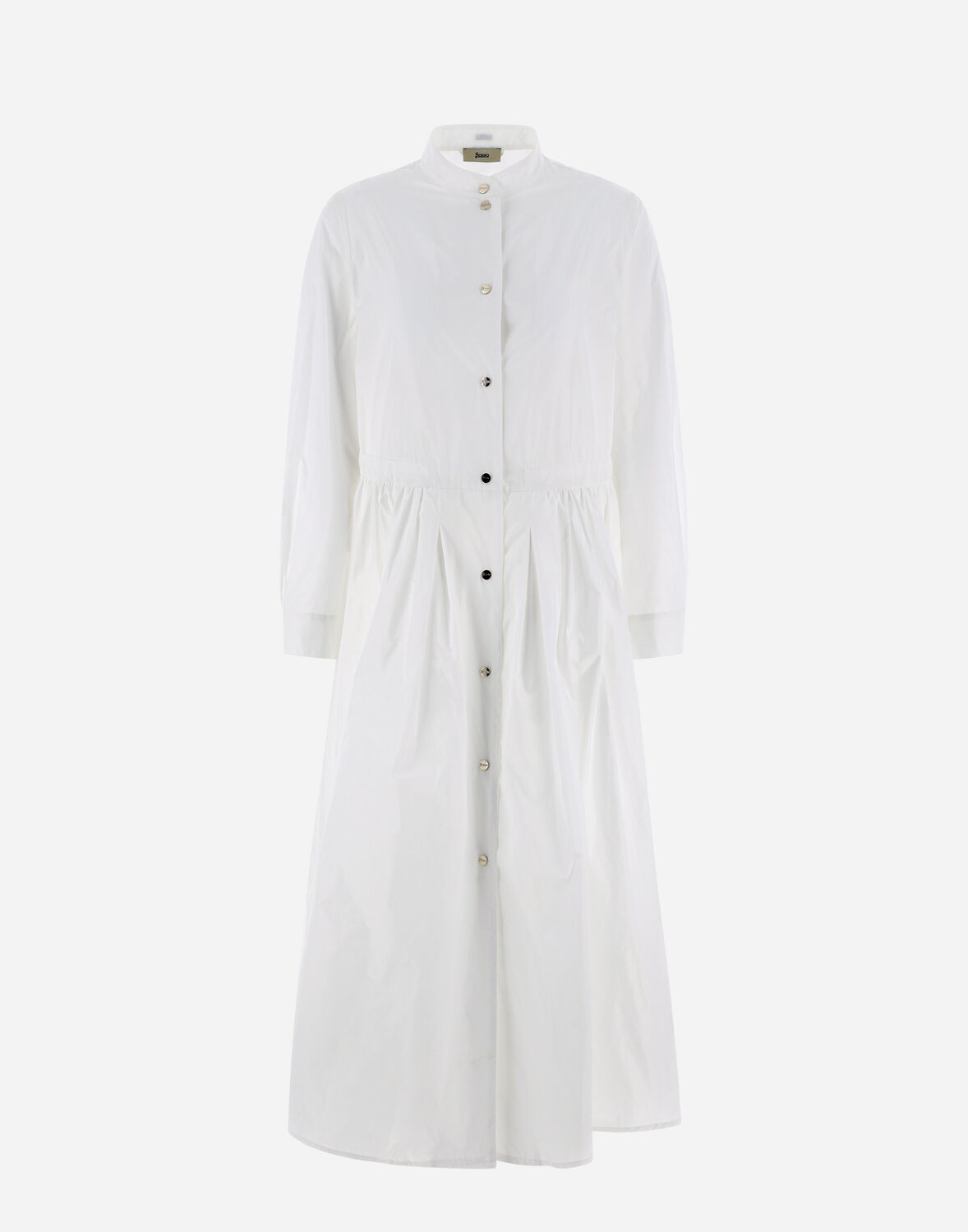 Herno Cotton ＆ Monogram ドレス In White