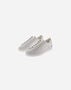 Herno GRAINED LEATHER AND MONOGRAM TRAINERS White/Beige SH000026DSHOE27M011021