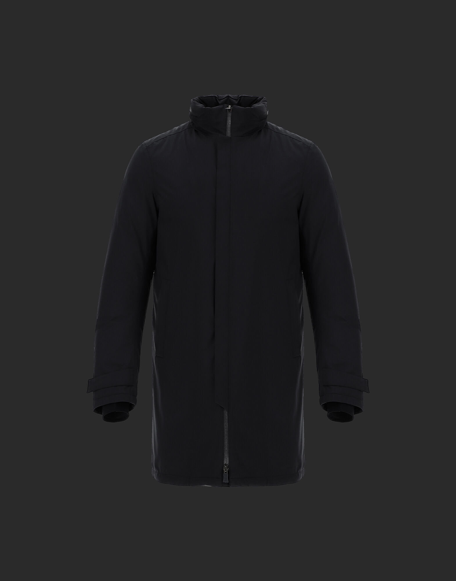 LAMINAR GORE-TEX 2LAYER COAT in Black for Men | Herno®