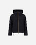Herno CAPE IN CASHMERE, SILK AND SATIN Black PI002179D380879300