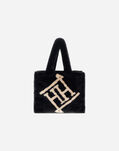 Herno BAG IN SOFT FAUX FUR Black BAG00003D124229300