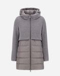 Herno A-SHAPE JACKET IN REVIVAL AND NYLON CHAMONIX Grey PI0822D332209400