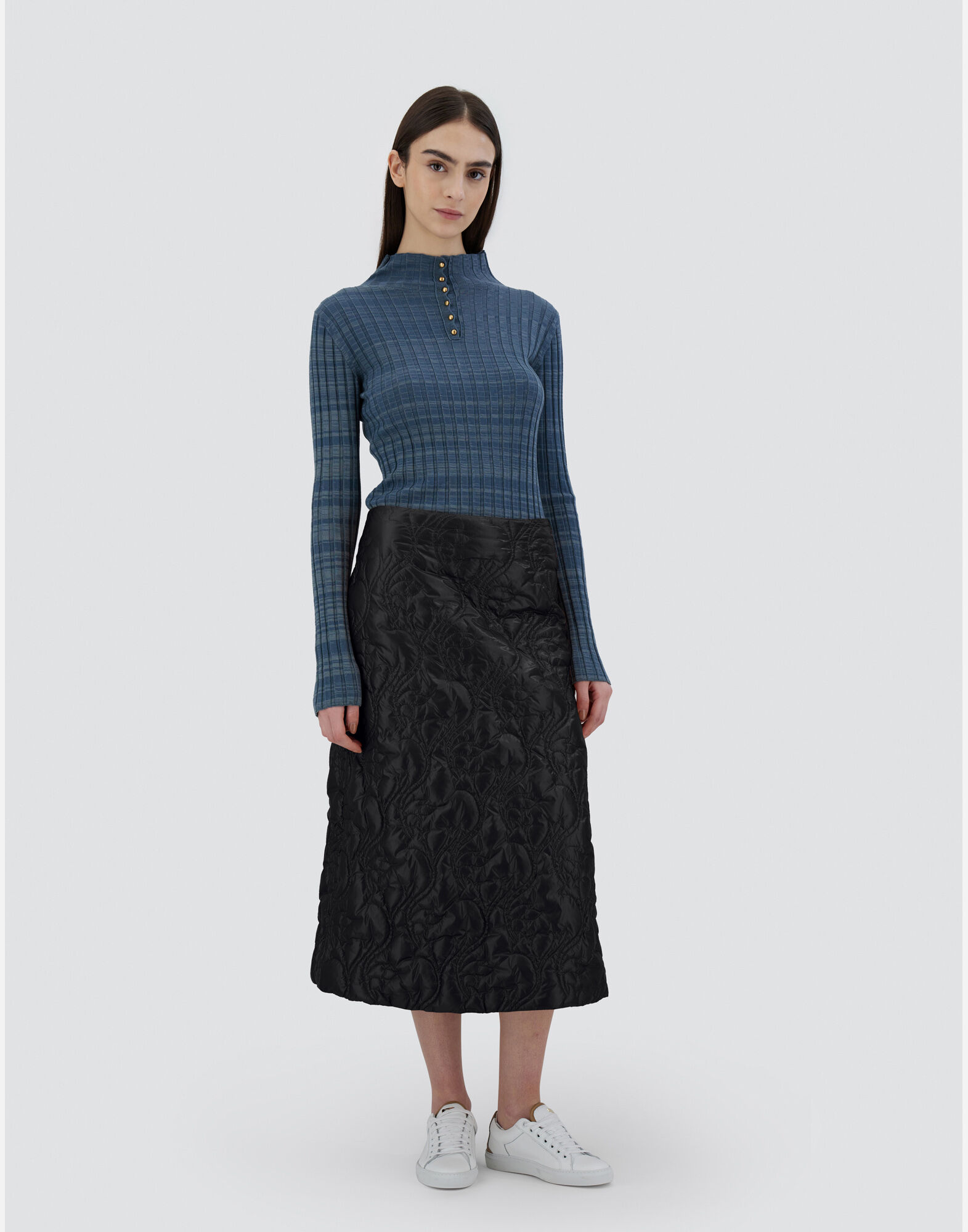SKIRT IN NYLON ULTRALIGHT in Black for Women | Herno®