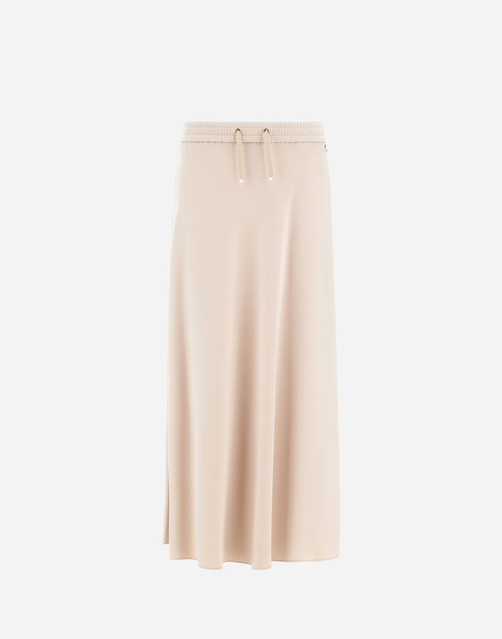 SKIRT IN MATT CREPE SATIN Herno Herno SKIRT IN MATT CREPE SATIN Chantilly GN000093D127551985