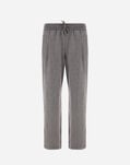 Herno TROUSERS IN DOUBLE JERSEY Iron PT000154U560349487