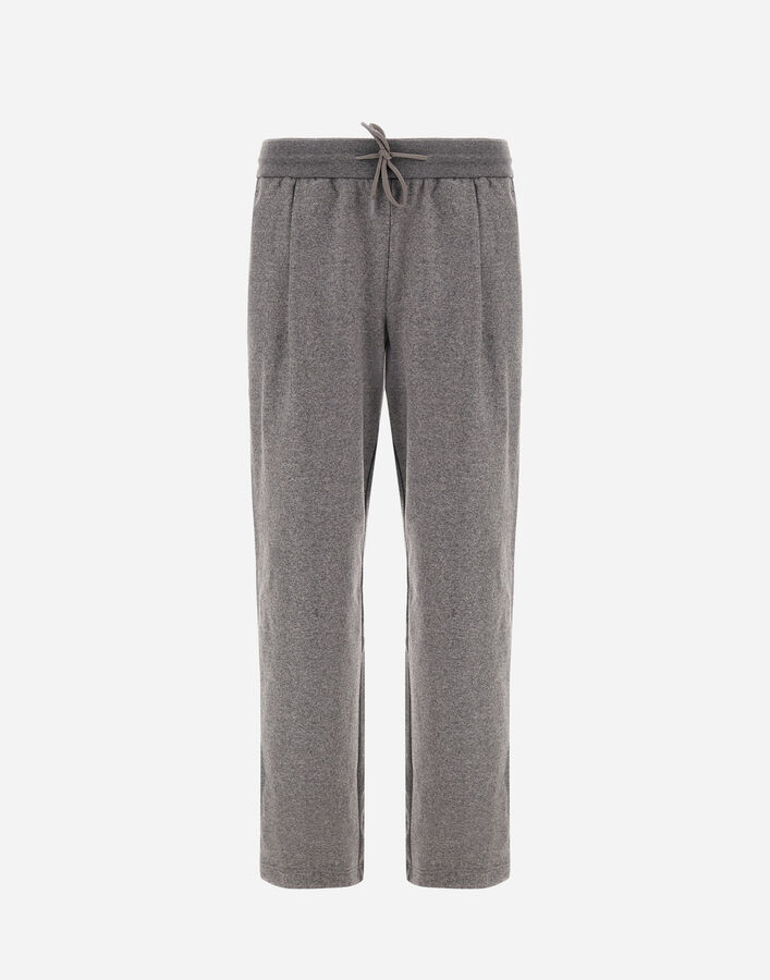 Herno TROUSERS IN DOUBLE JERSEY Iron PT000154U560349487