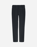 Herno COTTON FEEL TROUSERS WITH DRAWSTRING Blu Navy PT000091U125319200