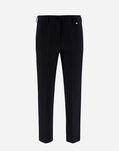 Herno LIGHT WOOL STRETCH TROUSERS Black PT000011D125519300