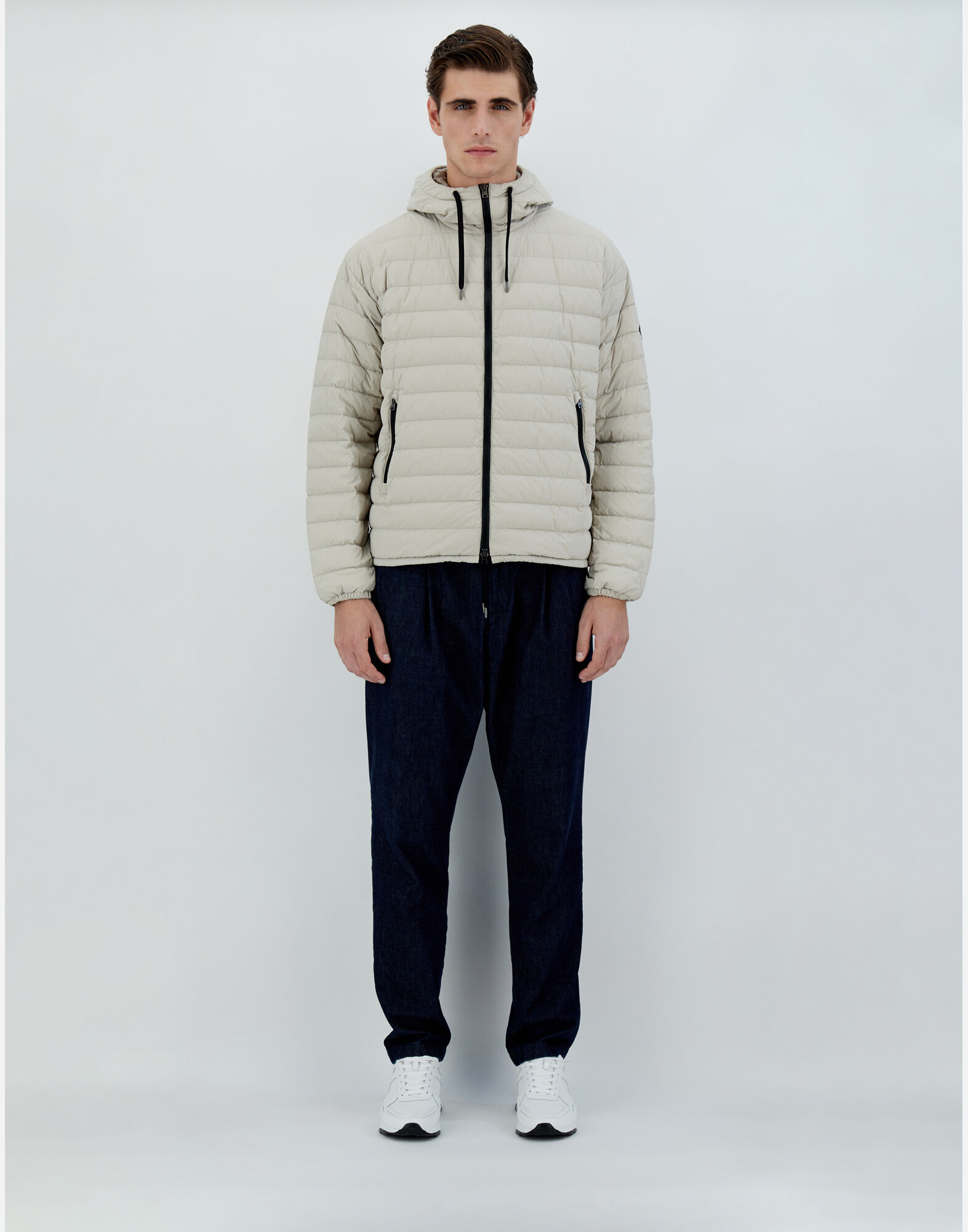 BLOUSON EN ULTRALIGHT CREASE en Naturel pour homme Herno