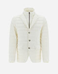 Herno BLAZER IN NUAGE WITH MONOGRAM DETAILING White PI000991U192881000