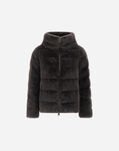 Herno CAPPA IN LADY ALTERNATIVE FUR Grey PI001935D126309480
