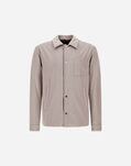 Herno SUEDE EFFECT SHACKET Dove Grey GI000465U124542600