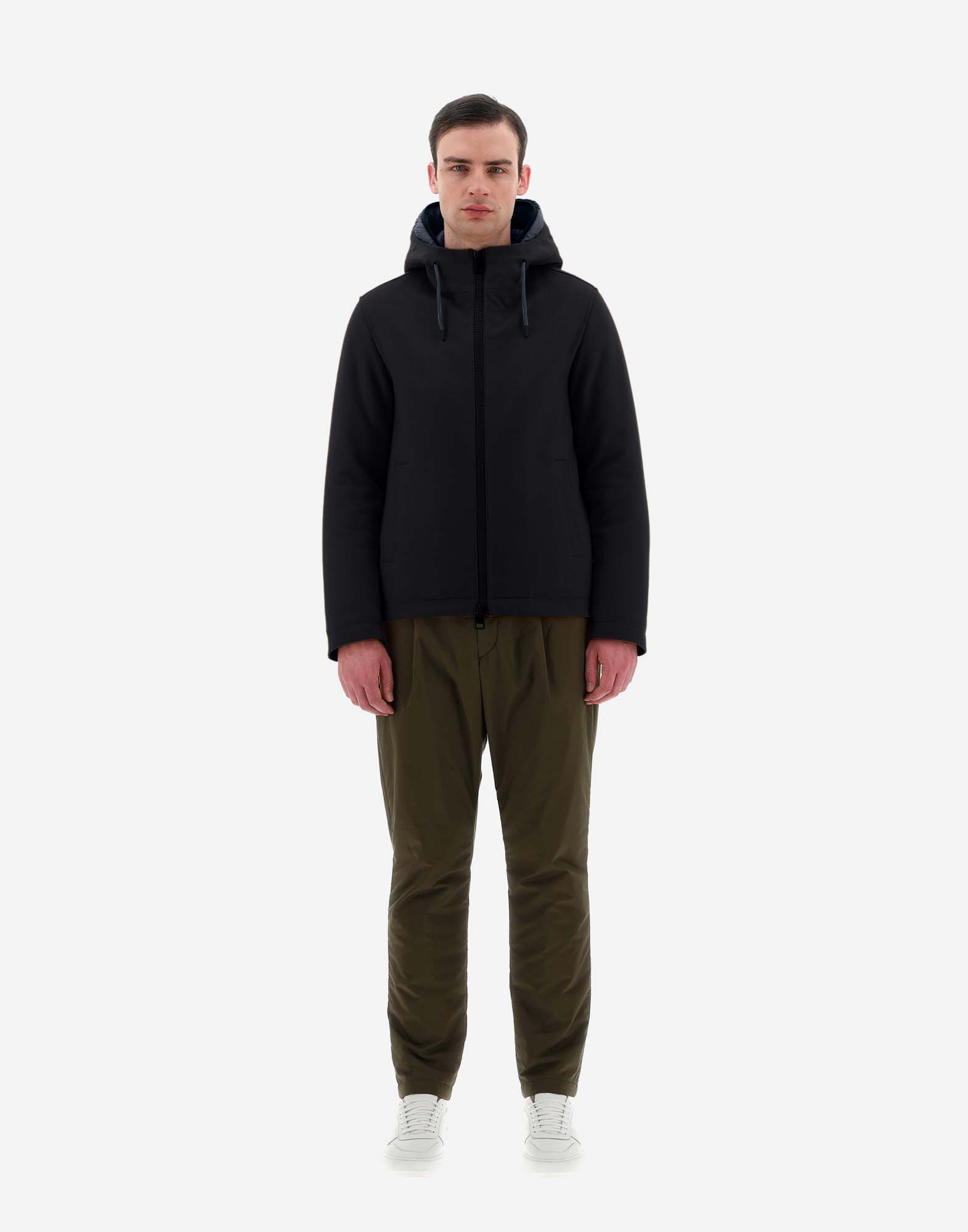 【送料込】HERNO カシミヤ シルク ナイロン ボンバージャケット メンズ カシミア & NYLON ULTRALIGHT ボンバージャケット ダーク