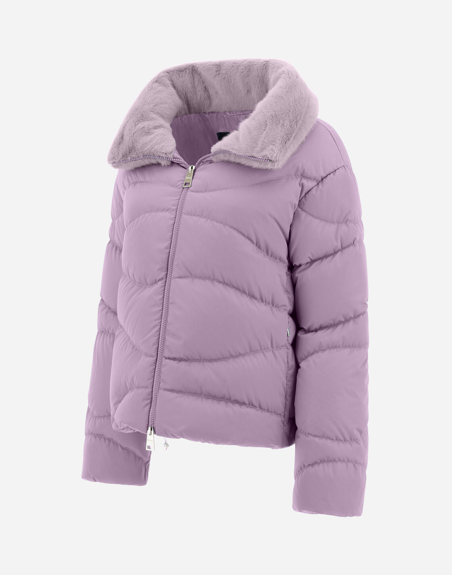 Furry purple cheap jacket