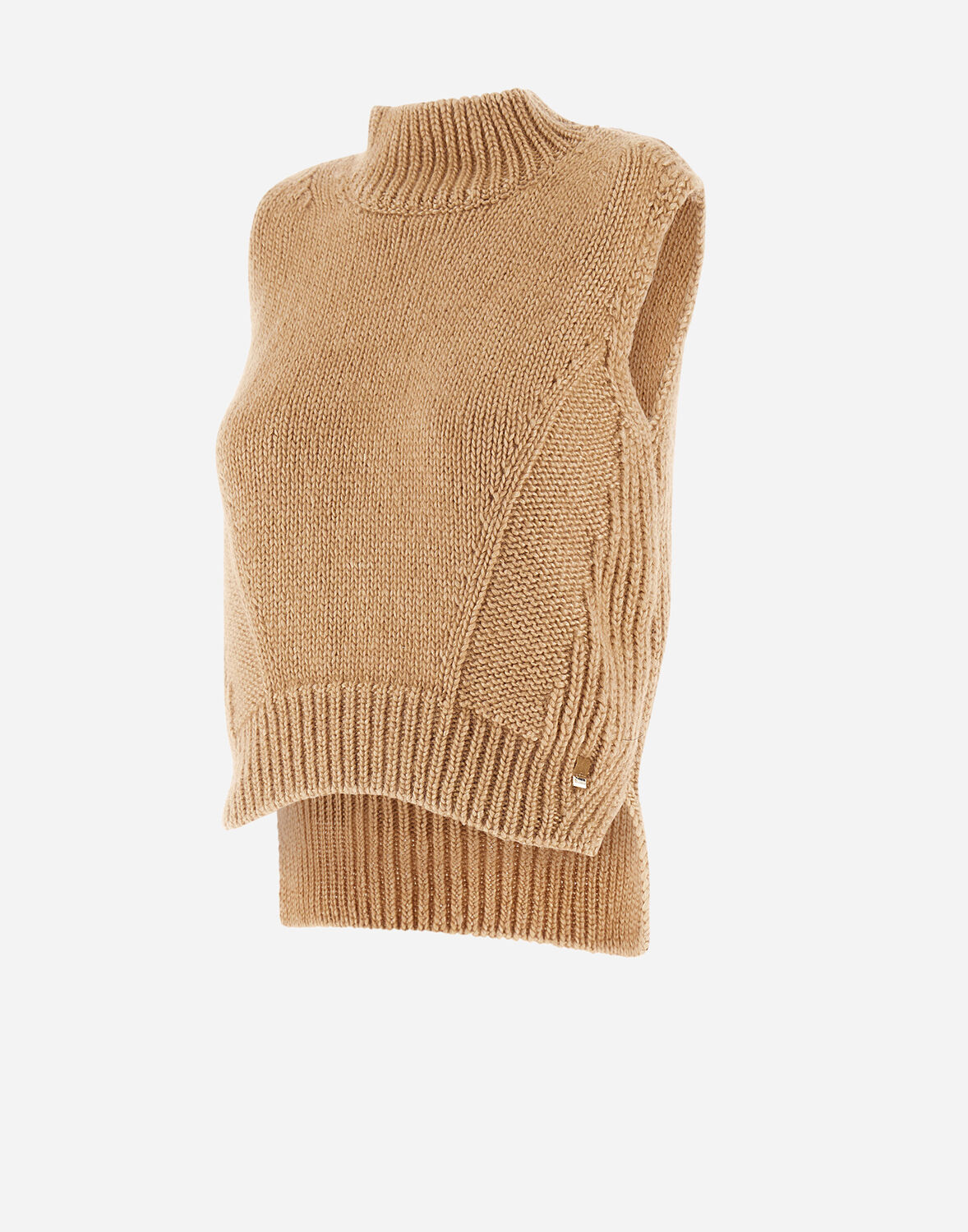 Herno スルタンニット ベスト In Camel