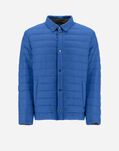 Herno REVERSIBLE TWO-TONE SHIRT IN NYLON ULTRALIGHT Turquoise PI001004U120179012