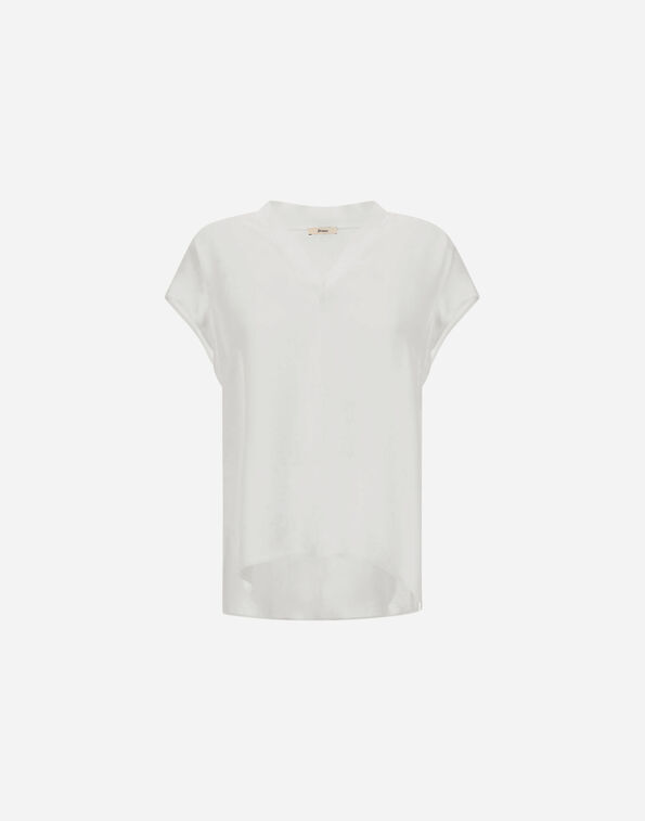 Herno TOP IN LIGHT CR&Ecirc;PE White BL000046D128841000