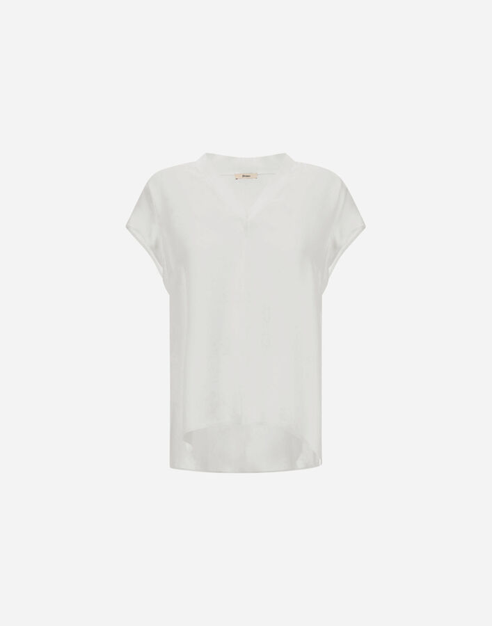 Herno TOP IN LIGHT CR&Ecirc;PE White BL000046D128841000