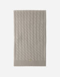 Herno SCARF IN ETERNITY CASHMERE CABLE Chantilly SCP001DNW710331985