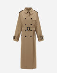 Herno LIGHT COTTON CANVAS TRENCH COAT Sand IM000164D131792000