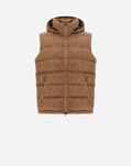 Herno VEST IN HERRINGBONE FANTASY Camel PI001185U12656P2157