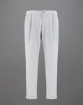 Herno LAMINAR TROUSERS IN WAVY TOUCH Ice PT00036UL128161250