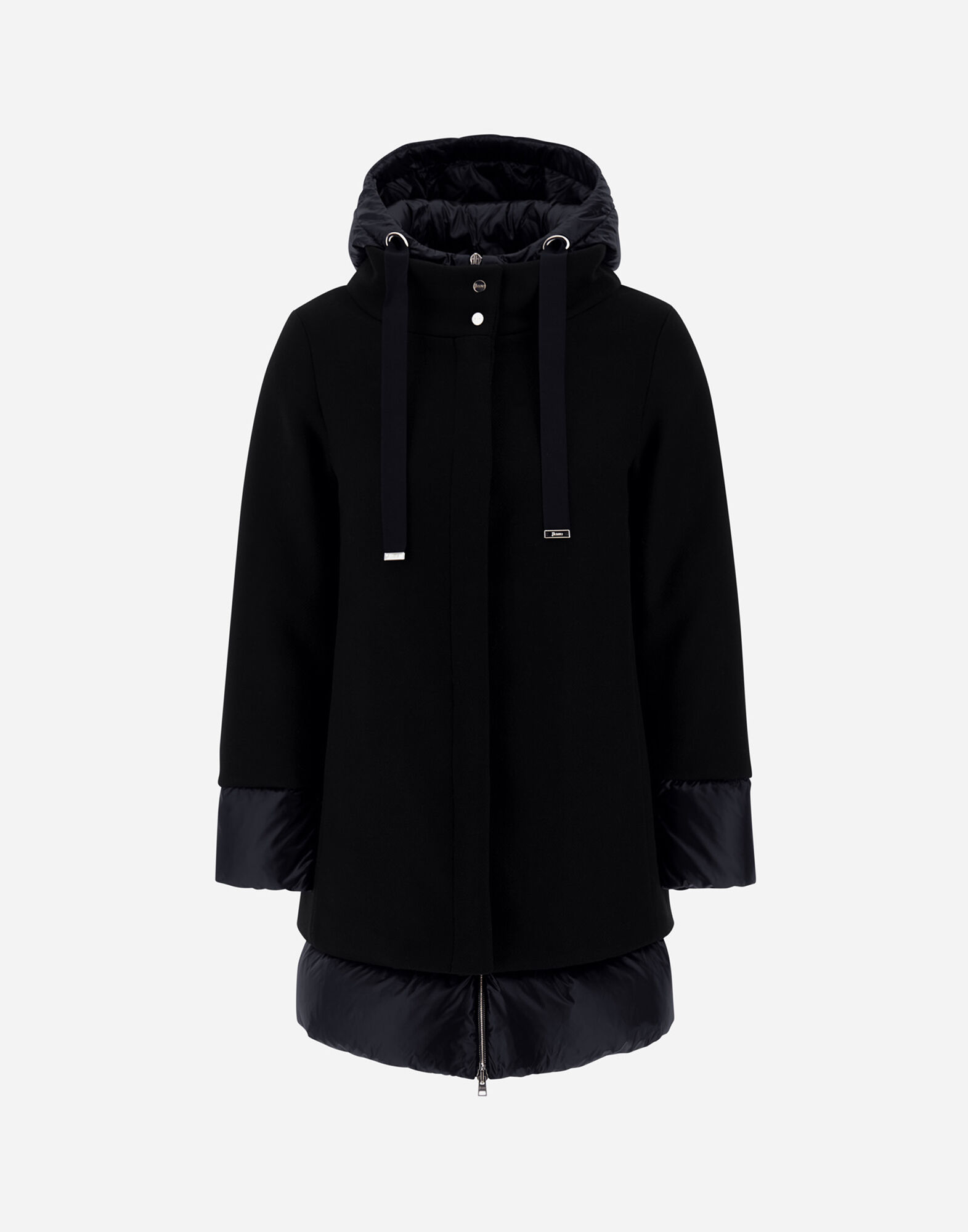 【まるき屋様】専用ページHERNO ブラック ファー付きダウンジャケット まるき屋様】専用ページHERNO ブラック ファー付きダウン