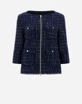 Herno JACKET IN CASUAL TWEED New Blue GA000236D131629202