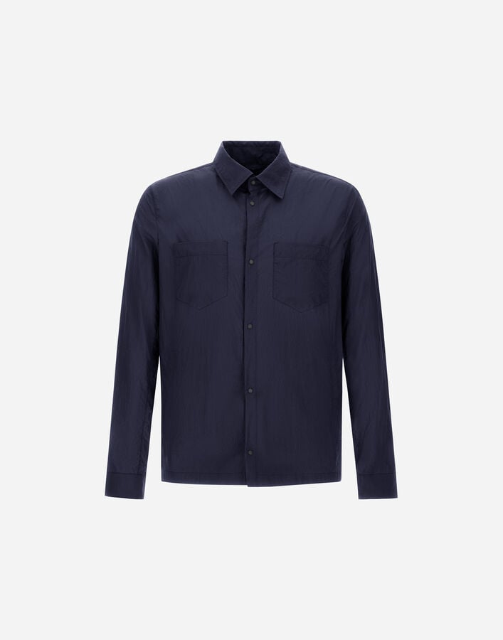 Herno SHACKET IN MICRO RIPSTOP NYLON<br> Navy Blue GI000646U128659200