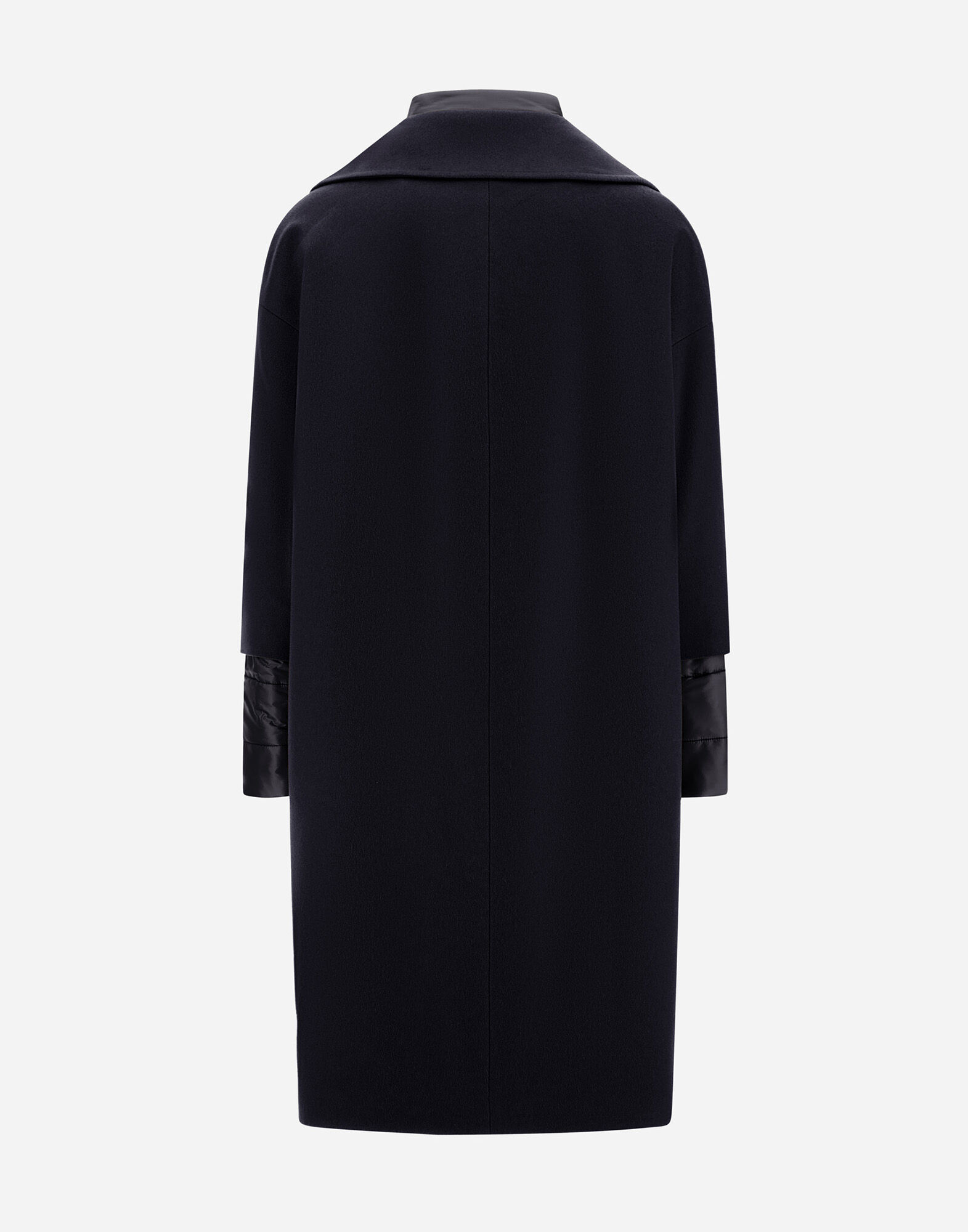 レディース ピュアカシミア&ナイロンウルトラライト コート ダーク