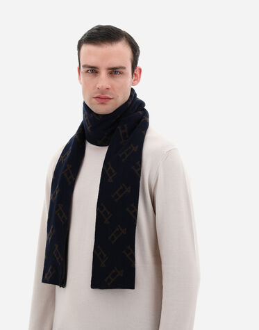 Shop Louis Vuitton Monogram Wool Cashmere Plain Logo Knit & Fur