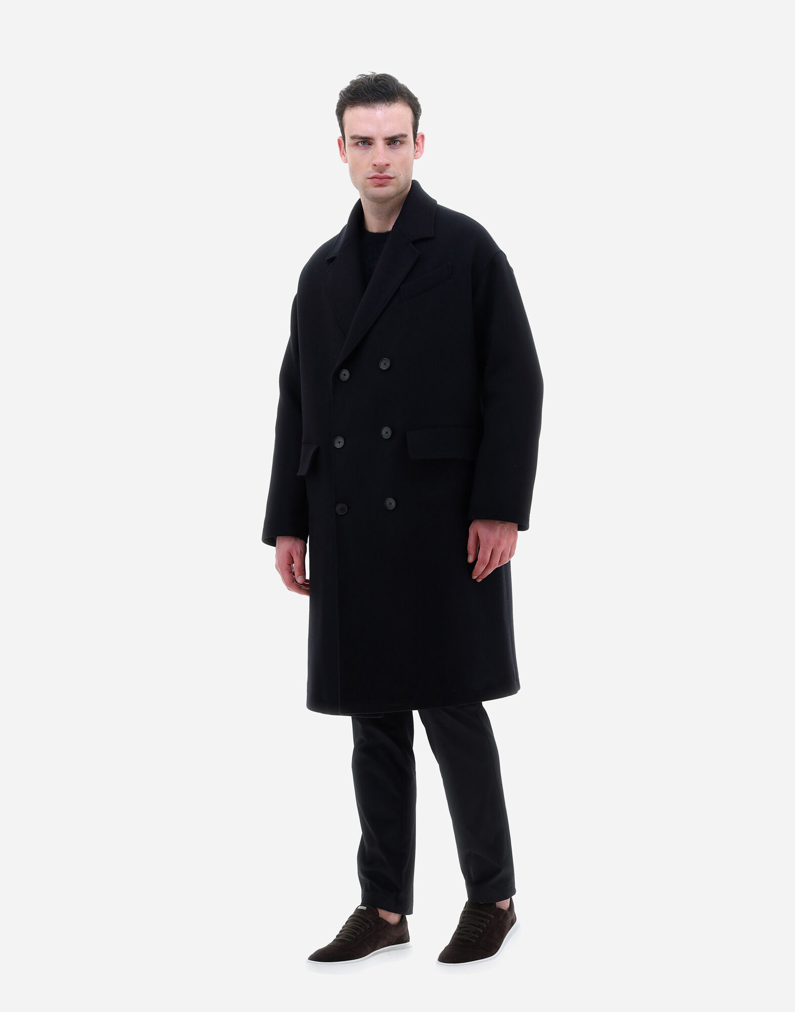 Herno single hotsell breasted coat