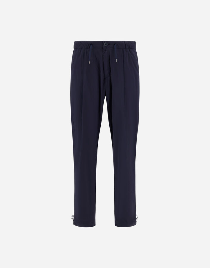 Herno RESORT TROUSERS IN LIGHTWEIGHT STRETCH NYLON Blue PT00002UR12431SZ9201