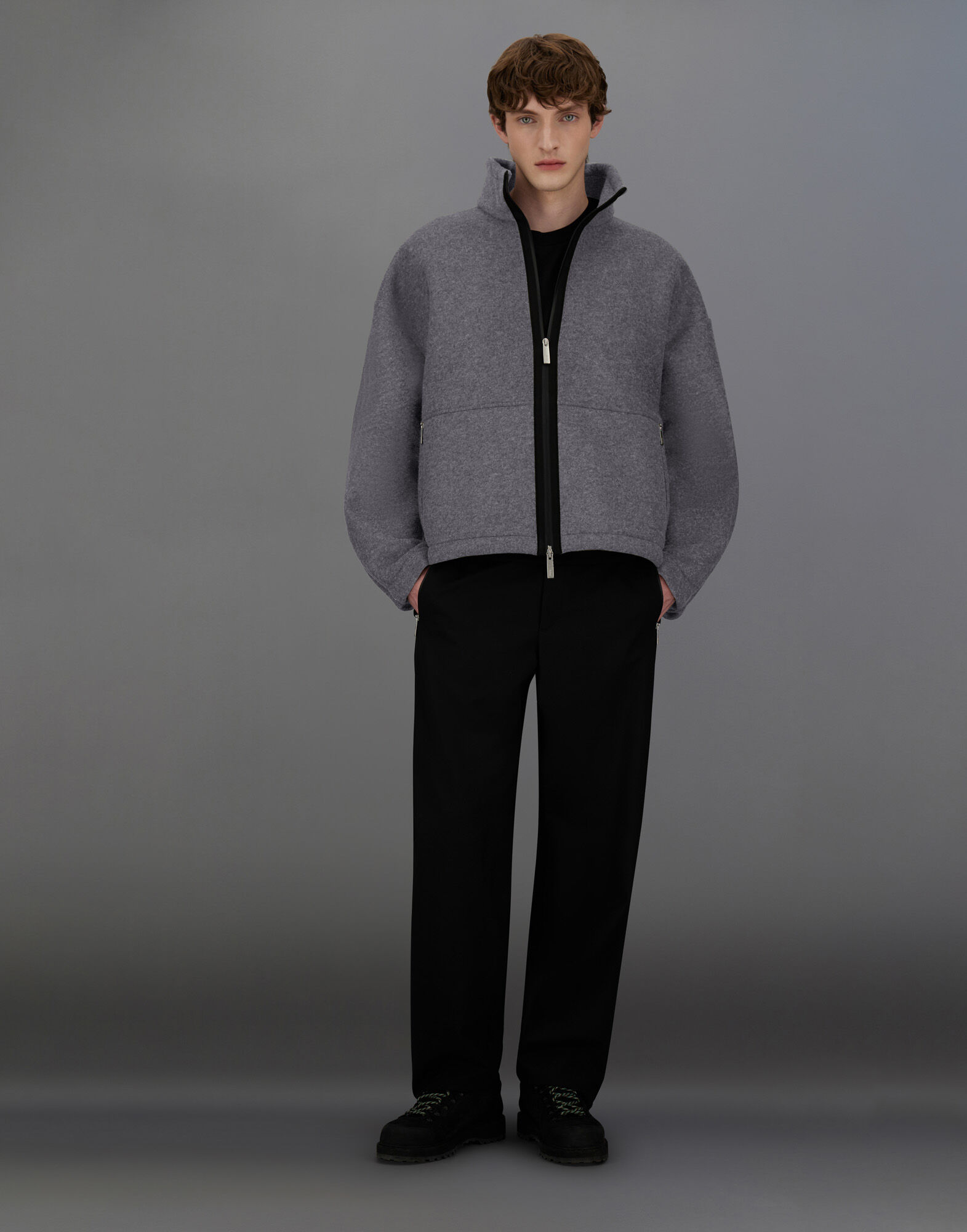 ラミナー テクニカルウール ジャケット グレー | Herno® (ヘルノ)