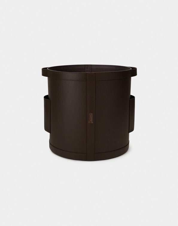 Herno HERNO HABITA LIVING BASKET Coffee HOLIDAYBASKETPELLE018980