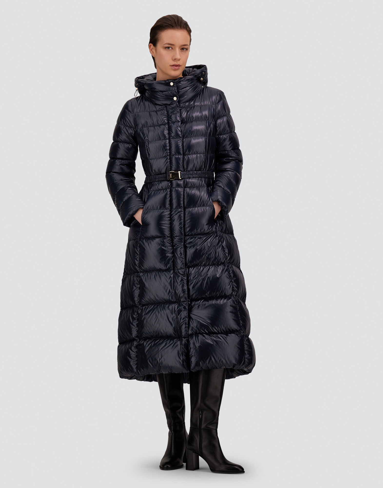 NYLON ULTRALIGHT OVERSIZE JACKET in Navy Blue for Women | Herno®