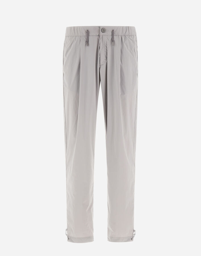 Herno RESORT TROUSERS IN LIGHTWEIGHT STRETCH NYLON Light Grey PT00002UR12431SZ9433