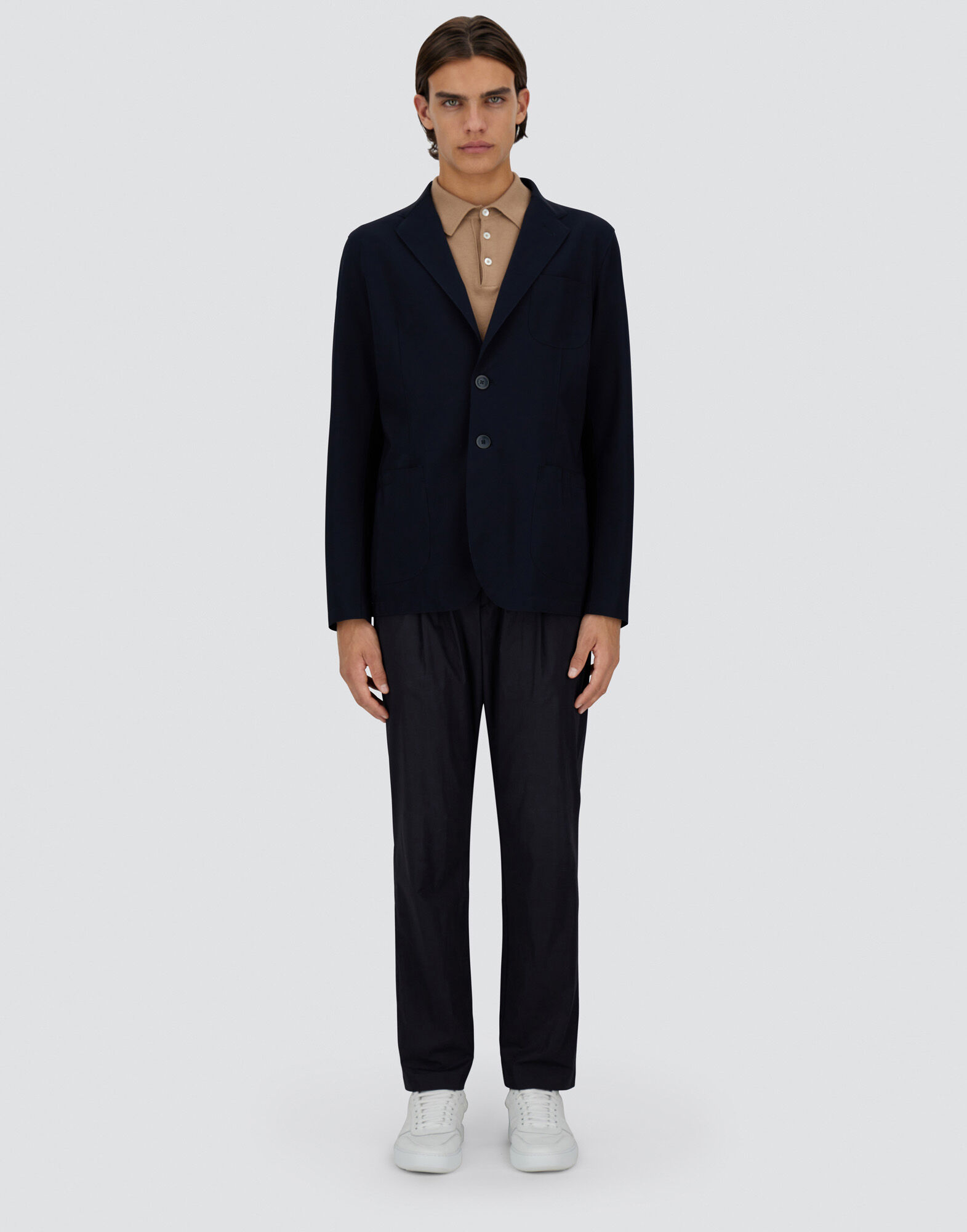 LIGHT SCUBA BLAZER in Navy Blue for Men | Herno®